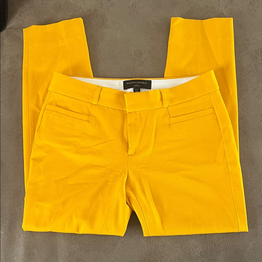 Banana Republic Mustard Trousers